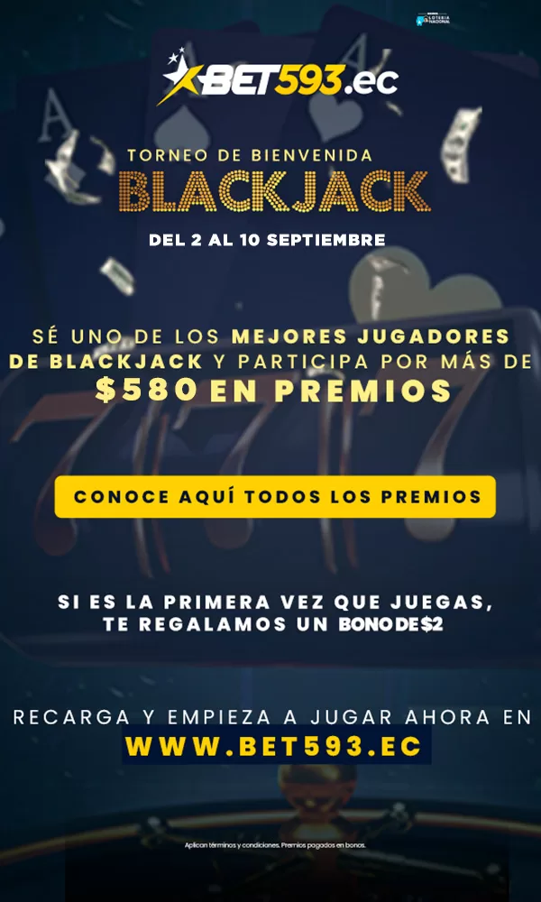 Bono de bienvenida para Blackjack